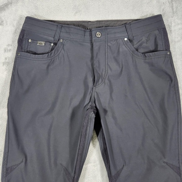 Kuhl Silencr Pants Mens 38x30 Gray Stretch Nylon Hiking Outdoor Travel Technical - Picture 2 of 16